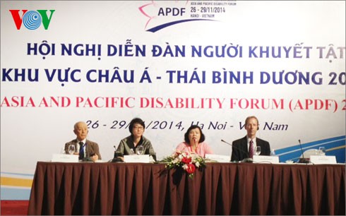 2014年亚太地区残疾人论坛在河内举行 - ảnh 1