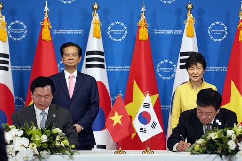 越南-韩国完成自贸协定谈判 - ảnh 1