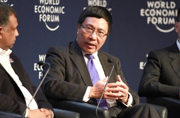 范平明圆满结束出席WEF 2015年年会行程 - ảnh 1