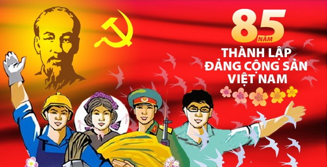 越南各大报刊文庆祝越南共产党成立八十五周年 - ảnh 1