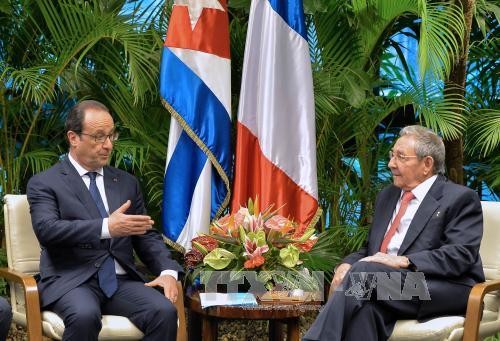 法国总统奥朗德圆满结束对古巴的历史性访问 - ảnh 1