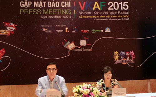 2015年越南与韩国动画片节在河内举行 - ảnh 1
