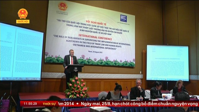 越南国会在监督实施国际条约中的作用 - ảnh 1