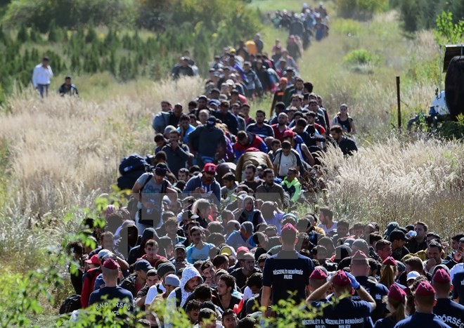 欧盟通过12万名移民分配收容计划 - ảnh 1