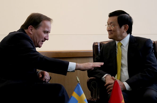 越南国家主席张晋创与各国领导人举行双边会晤 - ảnh 1