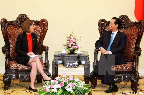 阮晋勇总理：越南对越美未来更良好的关系感到乐观 - ảnh 1