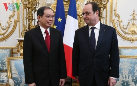 阮玉山大使向安道尔公国双大公之一、法国总统递交国书 - ảnh 1