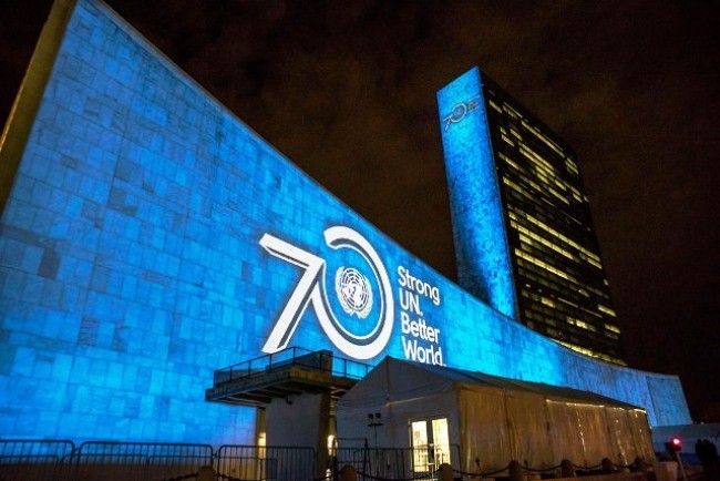 联合国万国宫举行开放日活动纪念联合国成立70周年 - ảnh 1