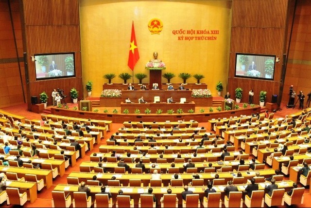 越南国会讨论《临时拘押、监禁法（草案）》 - ảnh 1