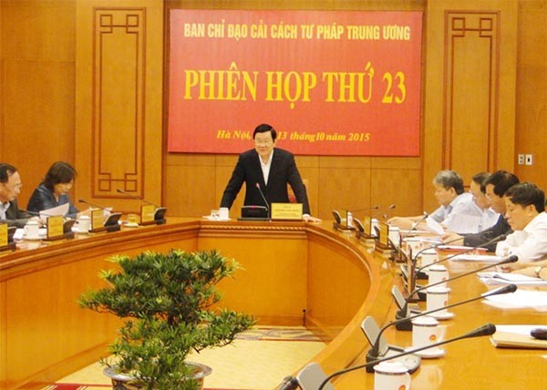 越共中央司法改革指导委员会举行第二十四次会议 - ảnh 1