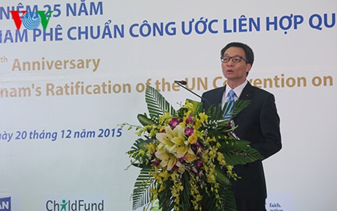 越南纪念批准联合国《儿童权利公约》25周年 - ảnh 2