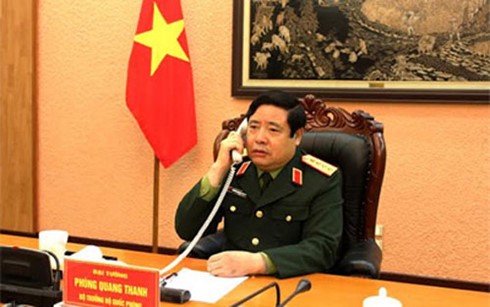 越中国防部直通电话正式开通 - ảnh 1