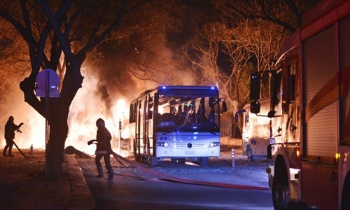 土耳其首都发生爆炸袭击 100人伤亡 - ảnh 1