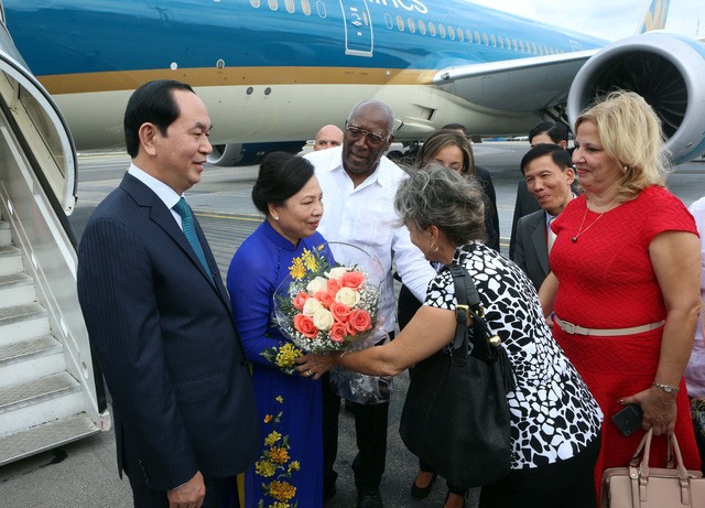 越南国家主席陈大光开始对古巴的正式访问 - ảnh 1