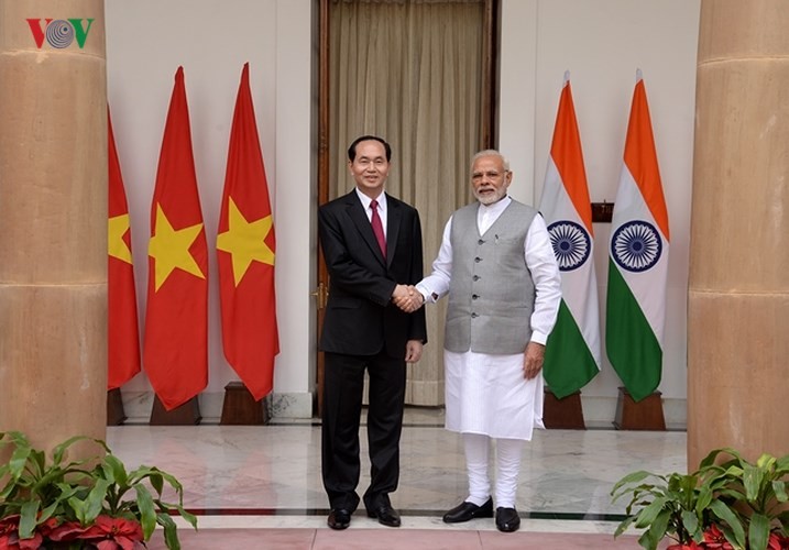 越南国家主席陈大光结束对印度的国事访问 - ảnh 1