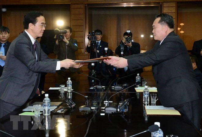 日本高度评价韩国为促进朝鲜半岛无核化进程所作出的努力 - ảnh 1