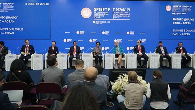 SPIEF-2019:越南在EAEU-ASEAN经营对话会上受到好评 - ảnh 1