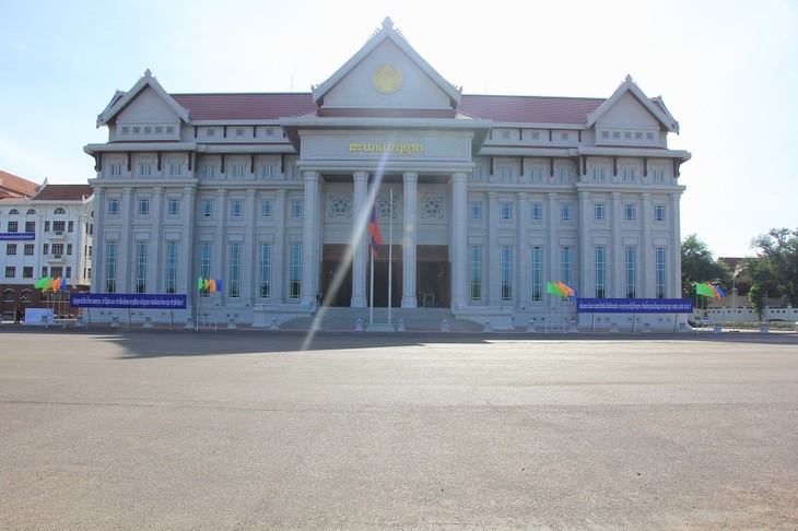 老挝新国会大厦竣工验收 - ảnh 1