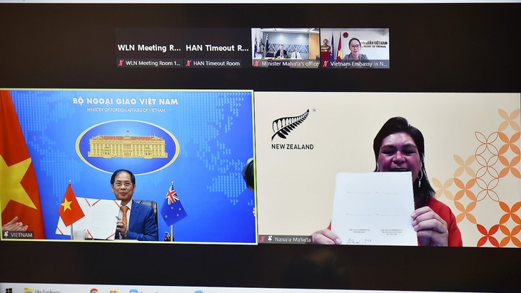 越南和新西兰签署2021至2024年阶段战略伙伴关系落实行动计划 - ảnh 1