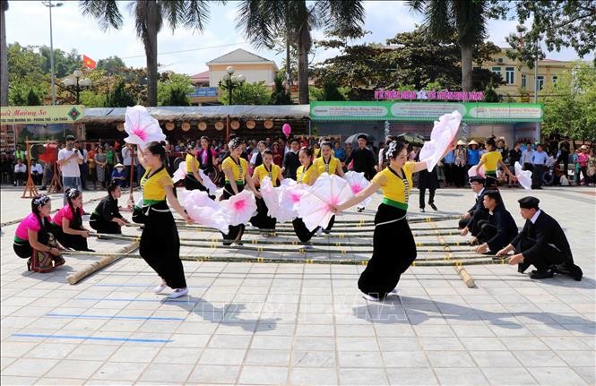 越南泰族摆手舞被联合国教科文组织列入人类非物质文化遗产代表作名录 - ảnh 1