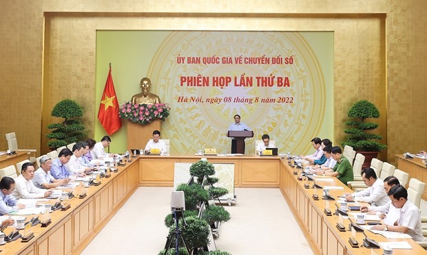 政府总理范明政：越南迅速、有效和实质性地推动数字化转型 - ảnh 1