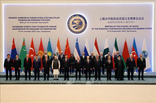 SCO峰会：各国签署撒马尔罕宣言 - ảnh 1