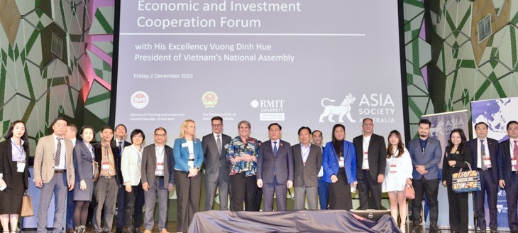 越南国会主席王庭惠出席越澳经济合作论坛 - ảnh 1