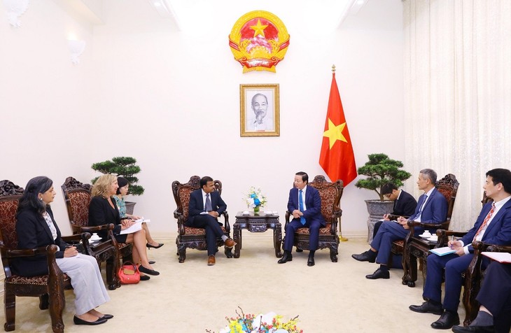 越南政府副总理陈红河会见美国沃尔玛公司副总裁 - ảnh 1
