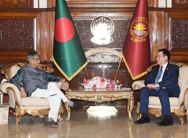 越南国会主席王庭惠会见孟加拉国总统穆罕默德·沙哈布丁·楚普 - ảnh 1