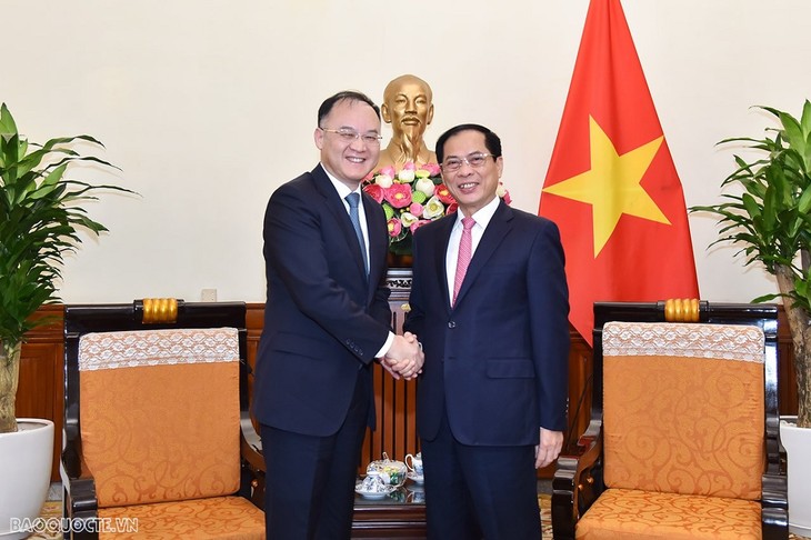 越南外交部长裴青山会见中国外交部部长助理 - ảnh 1