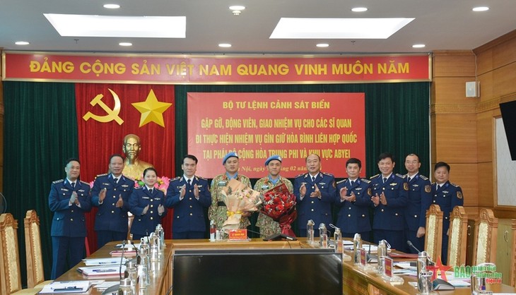 越南海警军官参加联合国维和活动 - ảnh 1