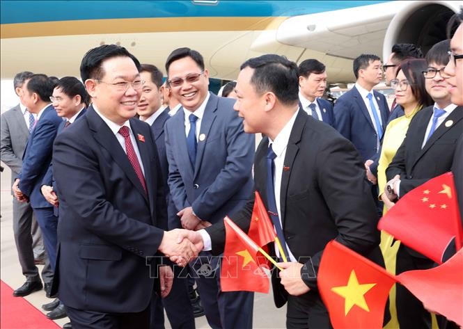 王廷惠抵达北京，开始对中国进行正式访问 - ảnh 3