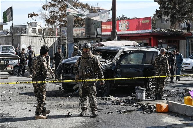 ​ 阿富汗警察车队遭炸弹爆炸 多人伤亡 - ảnh 1