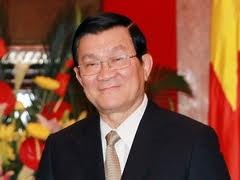 Presiden Vietnam Truong Tan Sang melakukan kunjungan kerja di provinsi Ninh Thuan - ảnh 1