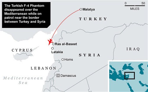 Sekjen PBB merasa cemas atas ketegangan setelah pesawat Turki ditembak jatuh di Suriah - ảnh 1