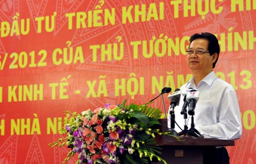 PM Vietnam Nguyen Tan Dung memimpin konferensi investasi nasional - ảnh 1