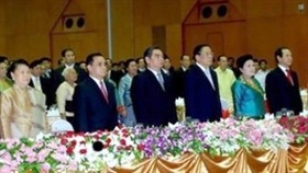 Media massa Laos memuat berita tentang kunjungan bapak Le Hong Anh - ảnh 1
