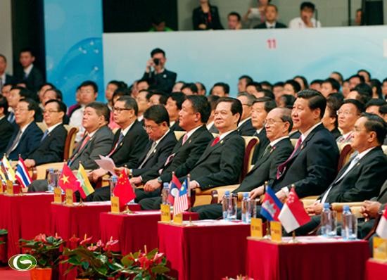 PM Nguyen Tan Dung menghadiri acara pembukaan CAEXPO dan KTT CABIS - ảnh 2