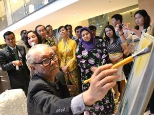 Pembukaan pameran lukisan artistik Vietnam di Malaysia - ảnh 1