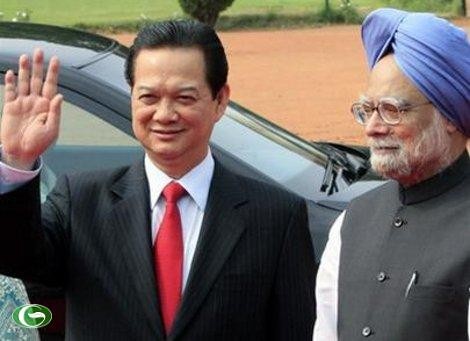 Aktivitas PM Vietnam Nguyen Tan Dung di India - ảnh 1