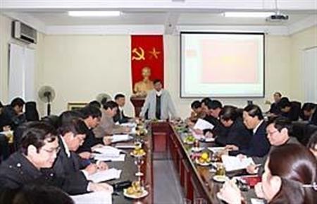 Komite Partai Kantor-kantor di Pusat mengevaluasikan pekerjaan pemeriksaan dan pengawasan - ảnh 1