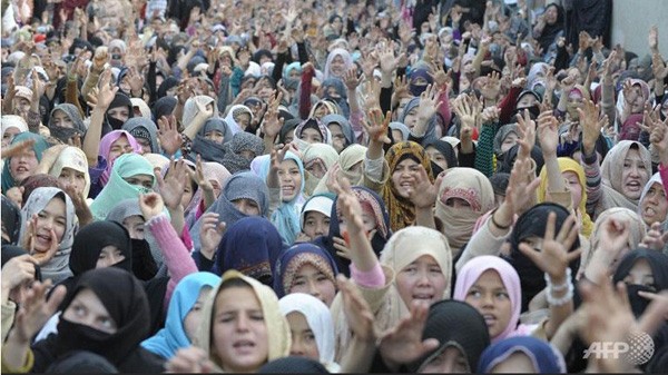 Demonstrasi menentang kekerasan terhadap sekte Syi’ah di Pakistan - ảnh 1