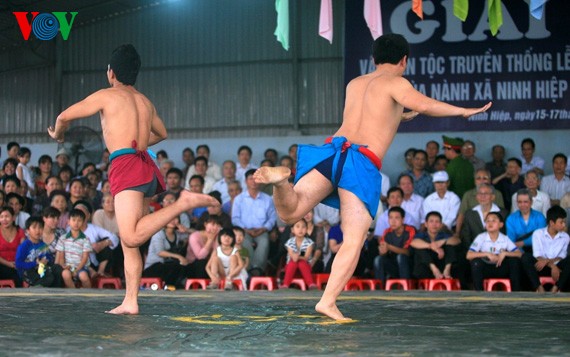 Pertandingan gulat tradisional Ninh Hiep  - ảnh 1