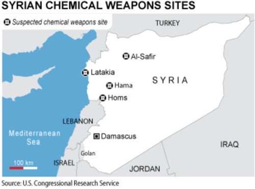 Amerika Serikat percaya bahwa Suriah menggunakan senjata kimia - ảnh 1