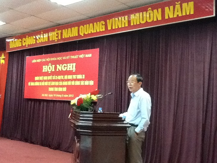 Gabungan Asosiasi Iptek Vietnam memperkuat pekerjaan penggerakan massa rakyat - ảnh 1