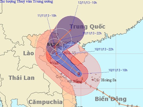 Vietnam memfokuskan semua tenaga untuk mencegah dan menghadapi supra-taufan Haiyan - ảnh 1