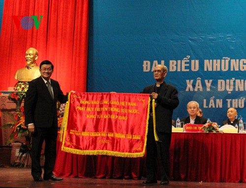 Komite Persatuan Katolik Vietnam melakukan secara baik peranan menyatukan umat katolik - ảnh 1