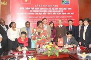 Vietnam dan Afrika Selatan memperkuat kerjasama di bidang konservasi keaneka-ragaman biologi - ảnh 1