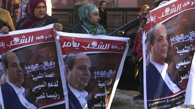 Mesir: capres el-Sisi terus melampaui lawannya - ảnh 1
