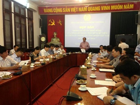 Banyak aktivitas peringatan ultah ke-85 Hari Berdirinya Serikat Buruh Vietnam - ảnh 1